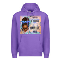 Purple Never Underestimate a Woman Who Does Premium Hoodie - texasbilliewilder