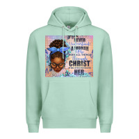 Seafoam Never Underestimate a Woman Who Does Premium Hoodie - texasbilliewilder