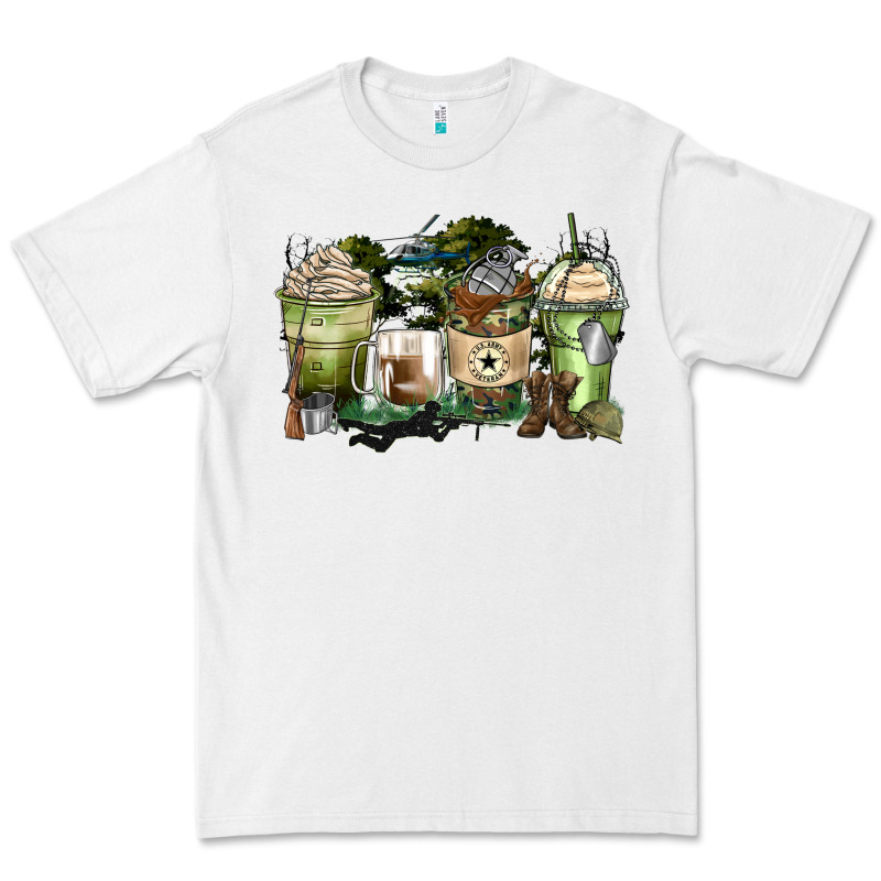 Veteran Coffee Cups Premium Tee by Zillion Design Studio | Teevron