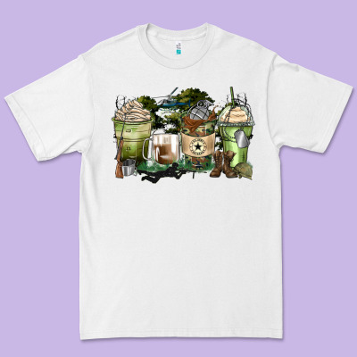 Veteran Coffee Cups Premium Tee Designed By Zillion Design Studio