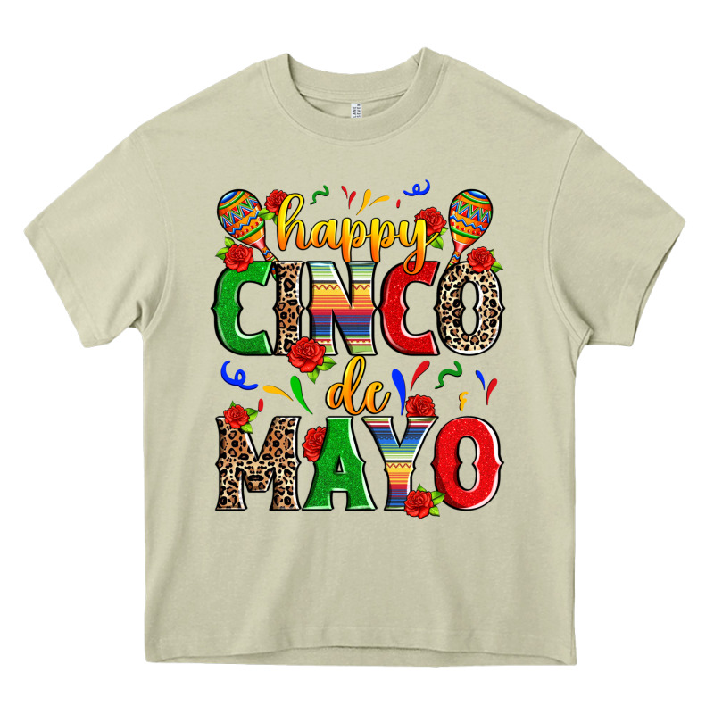 Happy Cinco De Mayo Heavy Core Tee by Zillion Design Studio | Teevron