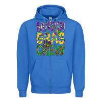 True Royal Mardi Gras crew Zipper Hoodie - BundleAndBundleShop