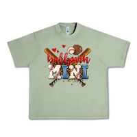 Oil Green ballpark mini Urban Heavy Tee - AdoDesignShop