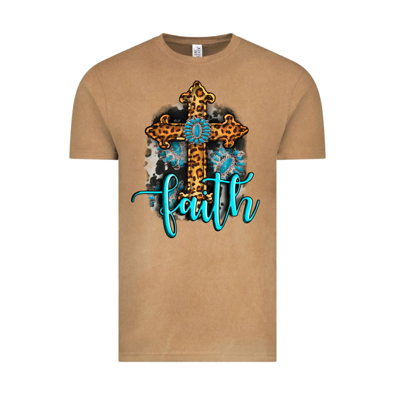 Faith Western Turquoise Vintage Tee by AdoDesignShop | Teevron