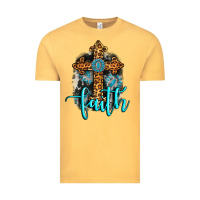 Vintage Mustard faith western turquoise Vintage Tee - AdoDesignShop