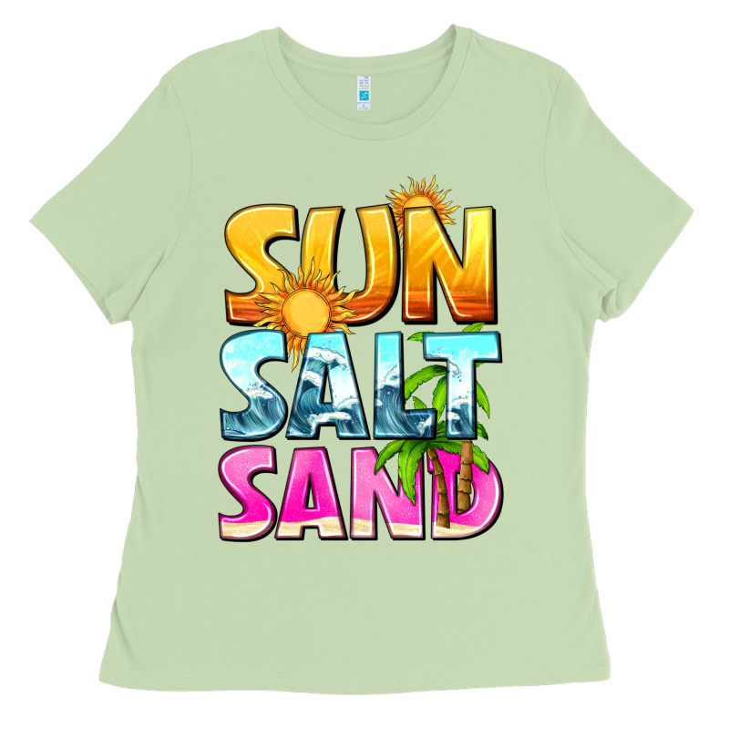 Sun Salt Sand Ladies Tee by texasbilliewilder | Teevron