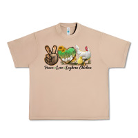 Burro Peace Love Leghorn Chicken Urban Heavy Tee - LillyAllenDesigns