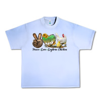 Grape Ice Peace Love Leghorn Chicken Urban Heavy Tee - LillyAllenDesigns