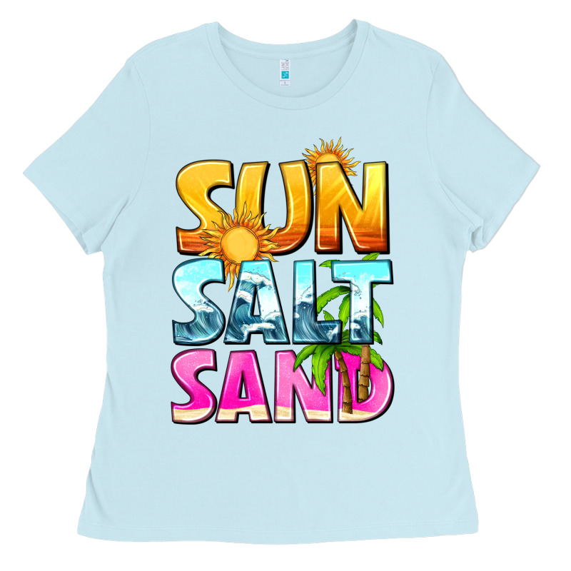 Sun Salt Sand Ladies Tee by texasbilliewilder | Teevron