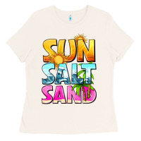 Bone sun salt sand Ladies Tee - texasbilliewilder