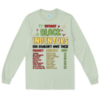 Matcha black inventors black history Long Sleeve Tee - MaliasSmallBusiness
