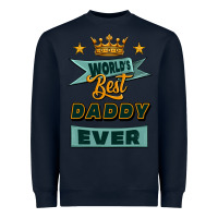 Navy world's best daddy ever Heavyweight Sweatshirt - Jasminsmagicworld