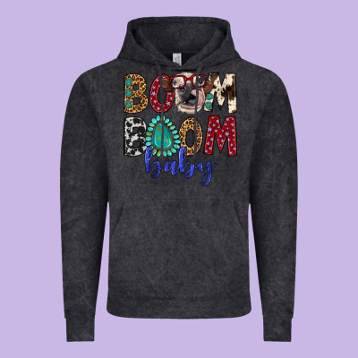 Boom Boom Baby Vintage Hoodie Designed By Artiststas