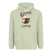 Matcha All I Want For Christmas Is You Just Kidding I Want Coffee Heavyweight Hoodie - Bettercallsaul