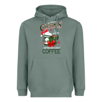 Sage All I Want For Christmas Is You Just Kidding I Want Coffee Heavyweight Hoodie - Bettercallsaul