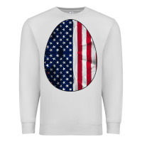 Dove Grey AMERICAN FLAG Premium Sweatshirt - Bettercallsaul