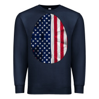Navy AMERICAN FLAG Premium Sweatshirt - Bettercallsaul