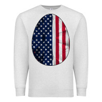 Oatmeal Heather AMERICAN FLAG Premium Sweatshirt - Bettercallsaul