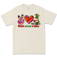 Bone peace love wine Premium Tee - AdoDesignShop