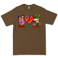 Cacao peace love wine Premium Tee - AdoDesignShop