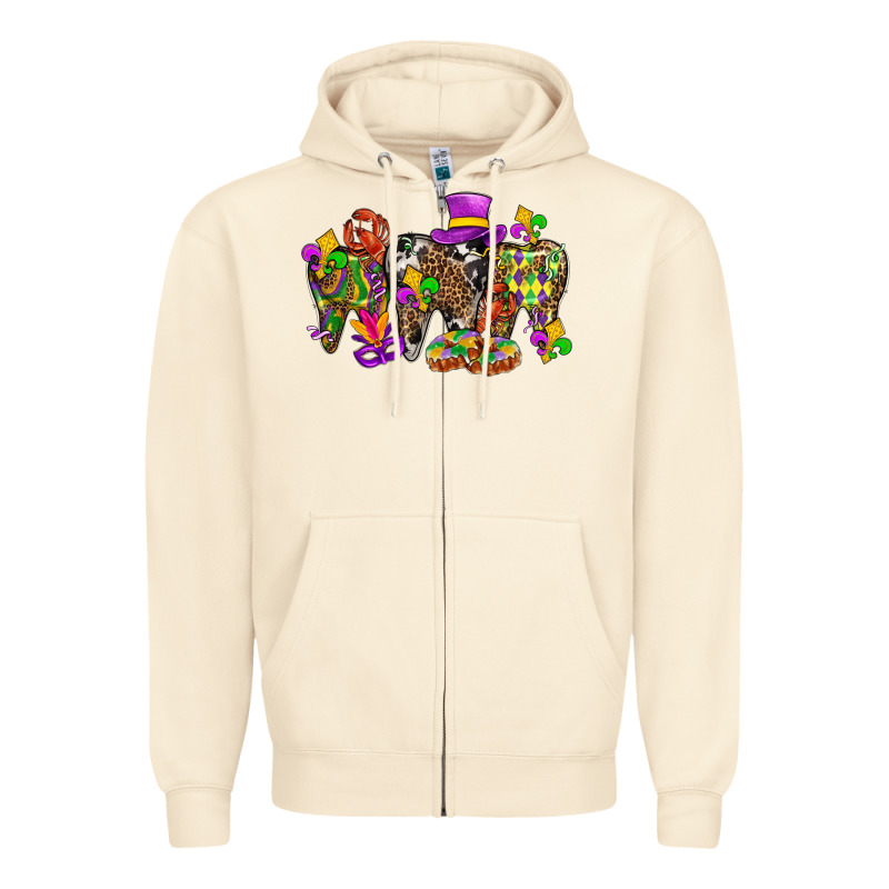 Mardi Gras Dental Zipper Hoodie by BundleAndBundleShop | Teevron