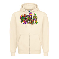 Sandshell mardi gras dental Zipper Hoodie - BundleAndBundleShop