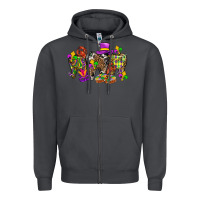 Smoke mardi gras dental Zipper Hoodie - BundleAndBundleShop