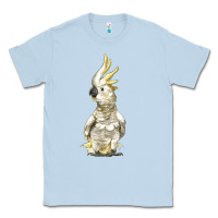 Dusty Blue Cockatoo Bird Classic Tee - LillyAllenDesigns