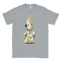 Heather Grey Cockatoo Bird Classic Tee - LillyAllenDesigns