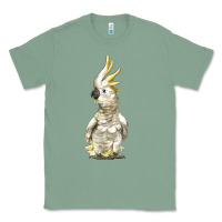 Sage Cockatoo Bird Classic Tee - LillyAllenDesigns
