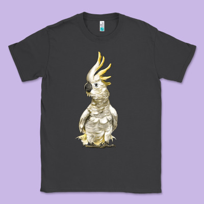 Cockatoo Bird Classic Tee Designed By Lillyallendesigns