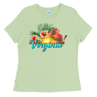 Matcha summer virginia Ladies Tee - texasbilliewilder