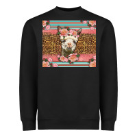 Black llama and roses glitter Heavyweight Sweatshirt - LillyAllenDesigns