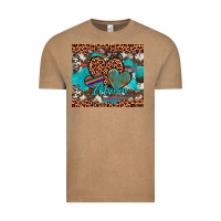 Vintage Coffee hearts mama Vintage Tee - Artiststas
