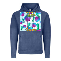 Vintage Denim seahorse and sea shell seamless pattern Vintage Hoodie - BundleAndBundleShop