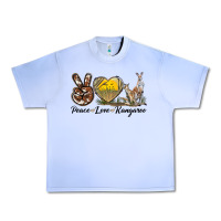 Grape Ice Peace Love Kangaroo Urban Heavy Tee - LillyAllenDesigns
