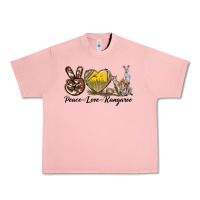 Peace Love Kangaroo Urban Heavy Tee | Teevron