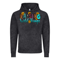 Vintage Black raising wild things Vintage Hoodie - RanaPortraitStore