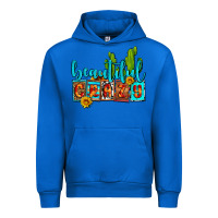 Cobalt beautiful crazy olivia Urban Hoodie - OliviaCreatesArt