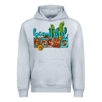 Heather Grey beautiful crazy olivia Urban Hoodie - OliviaCreatesArt