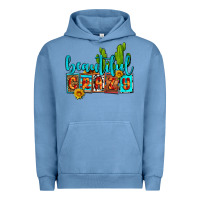 Pigment Pebble Blue beautiful crazy olivia Urban Hoodie - OliviaCreatesArt
