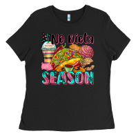 Black no dieta season Ladies Tee - Zillion Design Studio