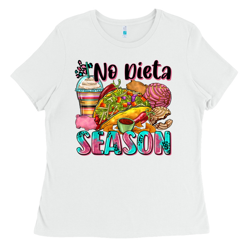 No Dieta Season Ladies Tee by Zillion Design Studio | Teevron
