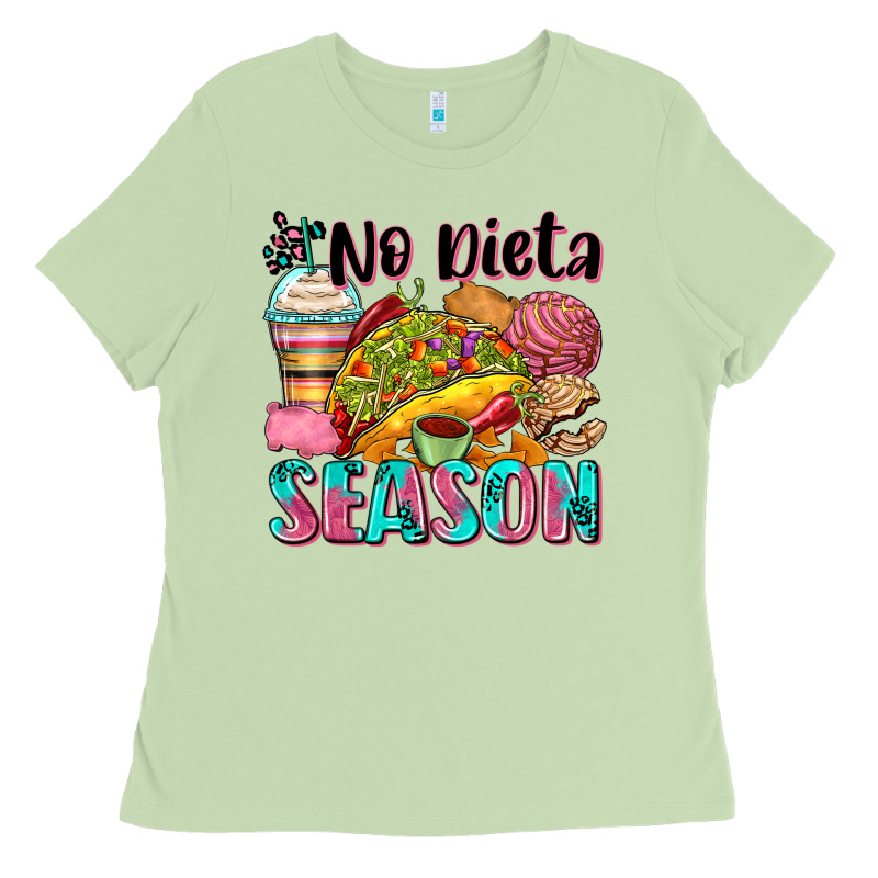 No Dieta Season Ladies Tee by Zillion Design Studio | Teevron
