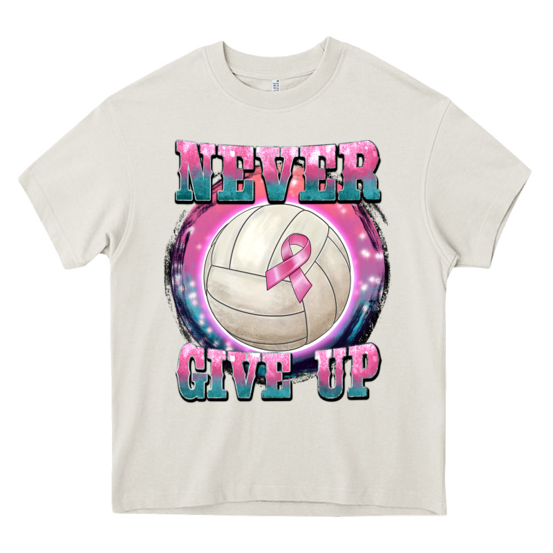Never Give Up Heavy Core Tee by BarkalooDesign | Teevron