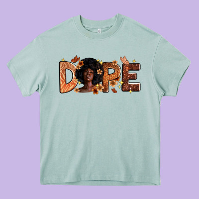 Dope Melanin Heavy Core Tee Designed By Zillion Design Studio