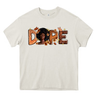 Cream dope melanin Heavy Core Tee - Zillion Design Studio