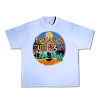 Grape Ice boat waves sun rays lake days Urban Heavy Tee - NancyCooperArtShop