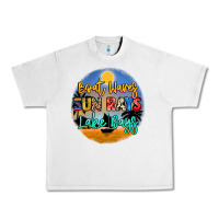 Lunar Rock boat waves sun rays lake days Urban Heavy Tee - NancyCooperArtShop
