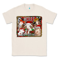 Natural merry christmas goats Classic Tee - Jasminsmagicworld